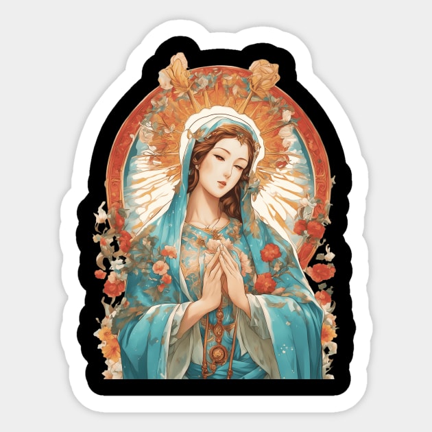 Ave Maria Sticker by animegirlnft